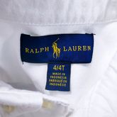 เสื้อเชิ้ตแขนยาว RALPH LAUREN Size 4/4T