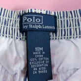 Polo กางเกงขายาวลายทางสีขาว,น้ำเงิน ไซส์18m