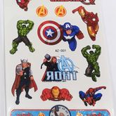 สติ๊กเกอร์ แทททู สำหรับเด็ก เซตละ 4 แผ่น ลาย Super Hero Tattoo sticker