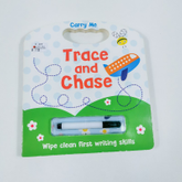 Carry Me Wipe Clean Trace & Chase - Board book