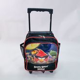 กระเป๋าเป้สะพายหลัง กระเป๋านักเรียน มีล้อลาก ลาย Angry Birds