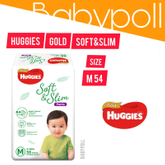 [แพ็คเดี่ยว​ไซส์ M กางเกง] Huggies gold  Soft and slim ไซส์ M แบบกางเกงโฉมใหม่ นุ่มขึ้น ราคาถูก