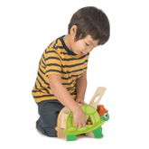 Tender Leaf Toys ของเล่นไม้ ของเล่นเสริมพัฒนาการ บล็อกหยอดรูปทรงเต่าน้อย Tortoise Shape Sorter