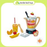 Tender Leaf Toys ของเล่นไม้ ของเล่นบทบาทสมมติ เครื่องปั่นน้ำผลไม้เพื่อสุขภาพMini Chef Fruity Blender
