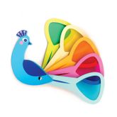 Tender Leaf Toys ของเล่นไม้ ของเล่นเสริมพัฒนาการ นกยูงหลากสี Peacock Colours