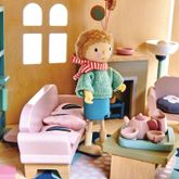 Tender Leaf Toys ของเล่นไม้ บ้านตุ๊กตา เฟอร์นิเจอร์ห้องนั่งเล่น Dolls House Sitting Room Furniture