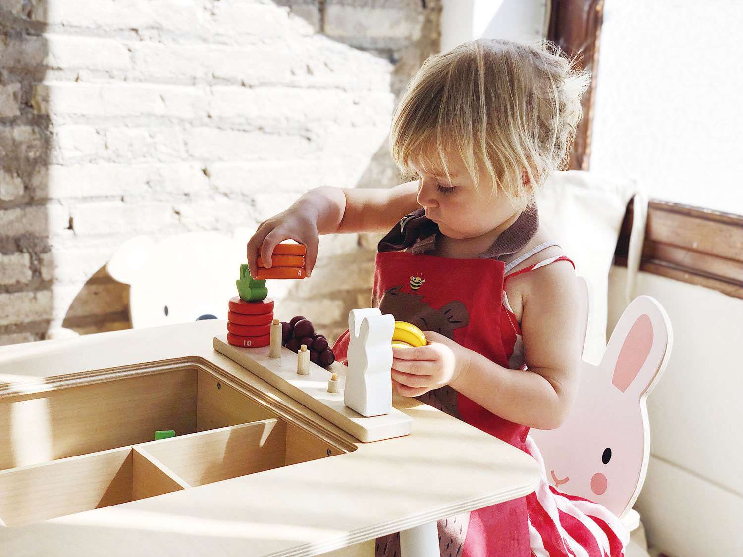 Tender Leaf Toys เฟอร์นิเจอร์เด็ก เฟอร์นิเจอร์ไม้ ชุดโต๊ะและเก้าอี้ Forest Table and Chairs