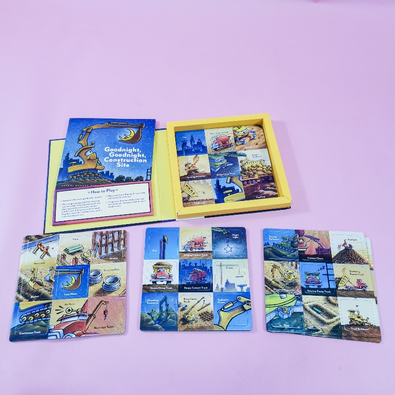 Goodnight Construction Site Book & Matching Game Set