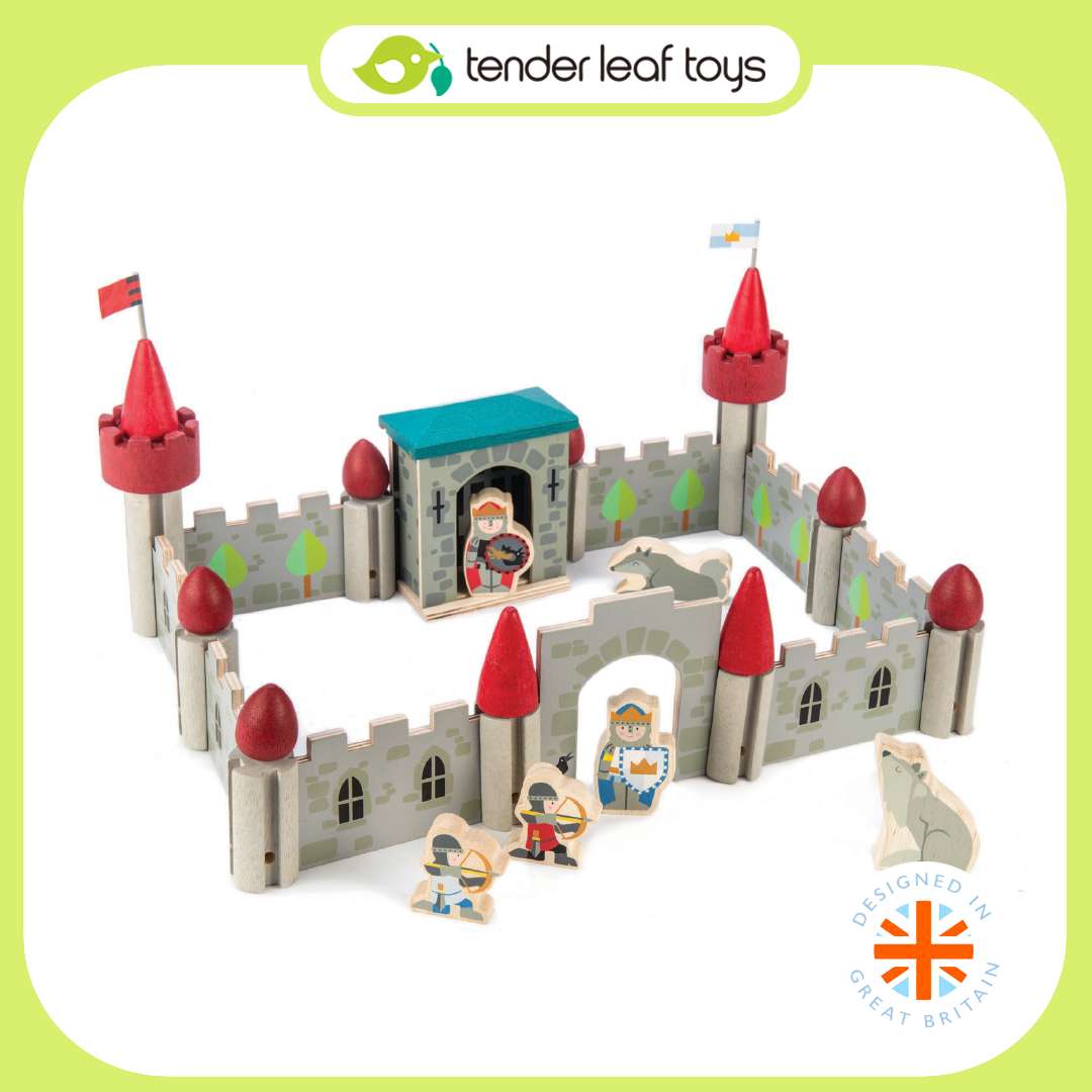 Tender Leaf Toys ของเล่นไม้ ของเล่นเด็ก ปราสาทหมาป่า Wolf Castle