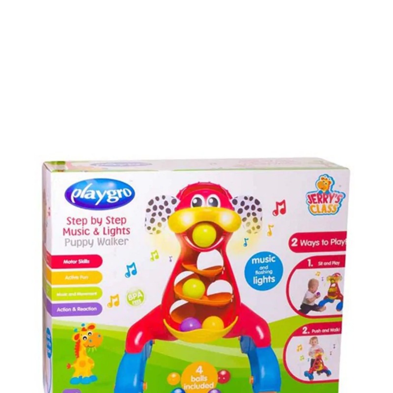 PLAYGRO Step by Step Music & Lights Puppy Walker