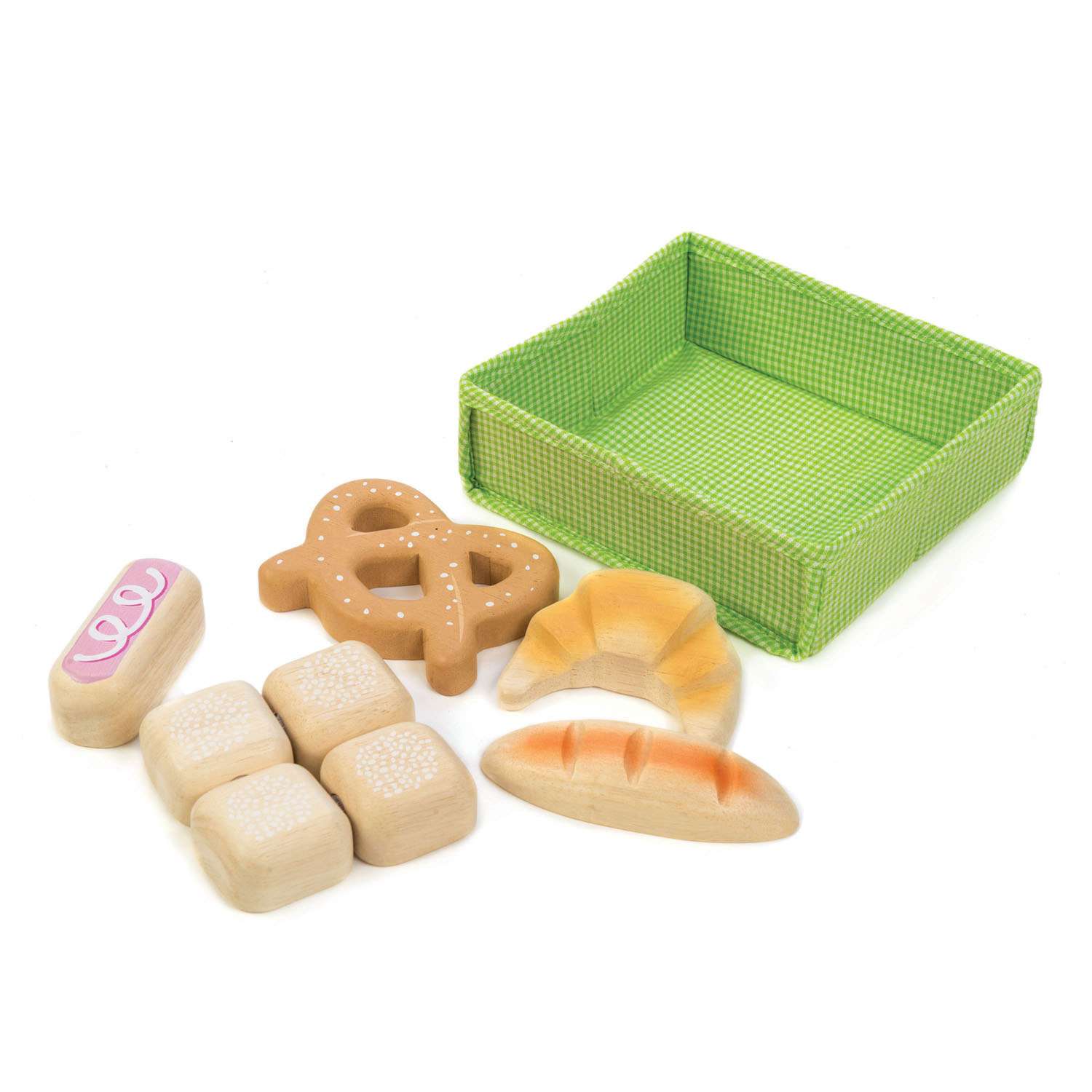 Tender Leaf Toys ของเล่นไม้ ของเล่นบทบาทสมมติ ชุดทำอาหาร ตะกร้าขนมปัง Bread Crate