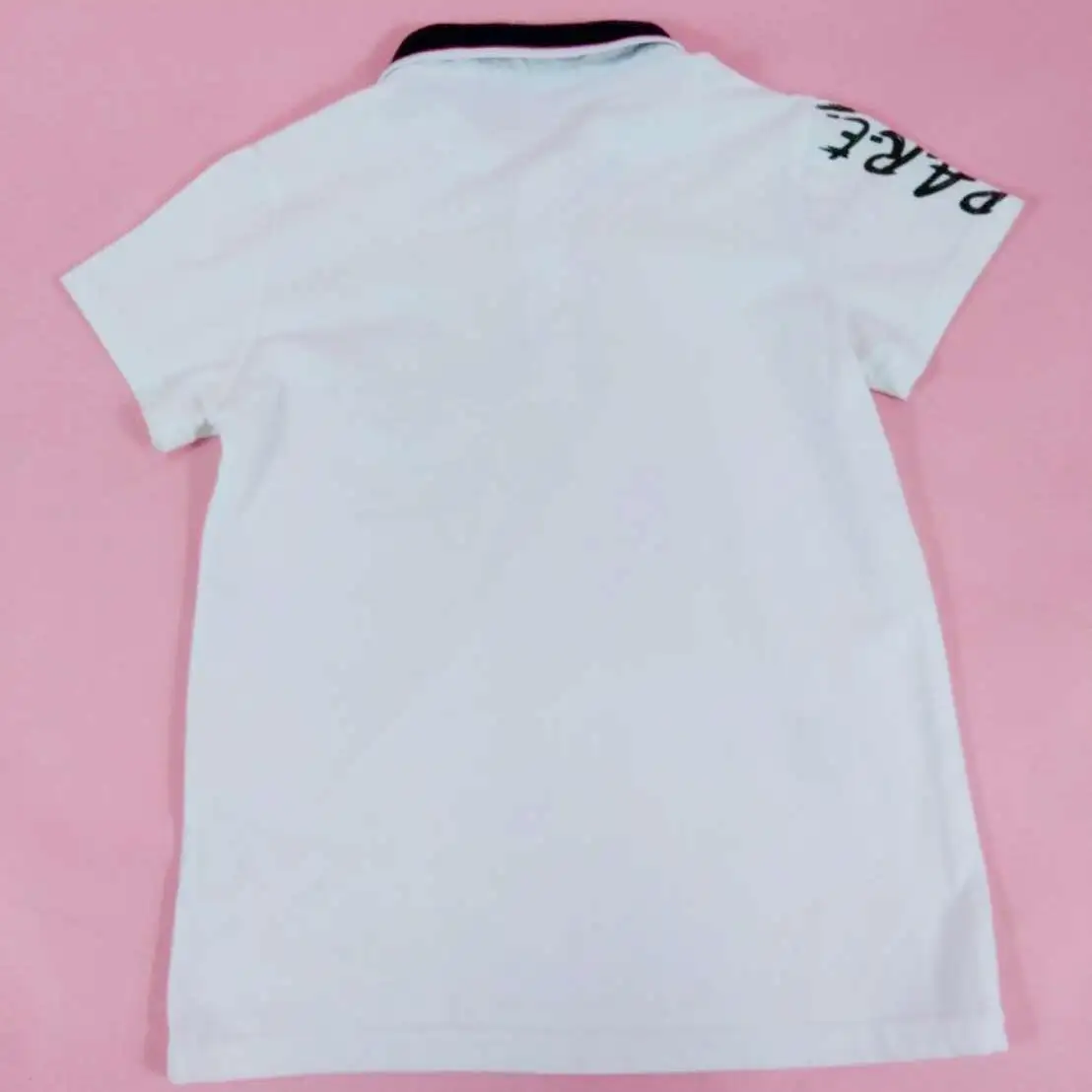 KABIGEPAI เสื้อยืดโปโลสีขาวไซส์ 130