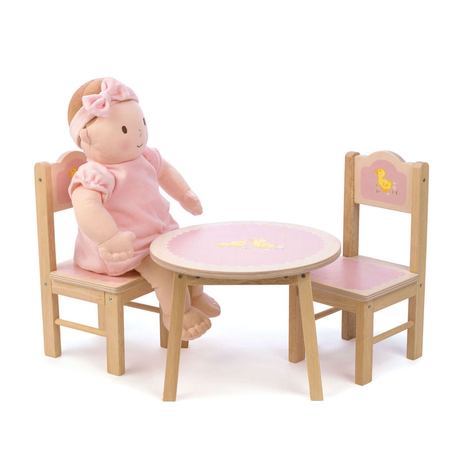 Tender Leaf Toys ของเล่นไม้ ของเล่นบทบาทสมมติ ชุดโต๊ะ เก้าอี้ สวีตตี้พาย Sweetiepie Table and  Chair