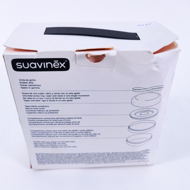 ชุดเบนโตะ  Suavinex Bento Lunch Box - 1pc สีเขียว