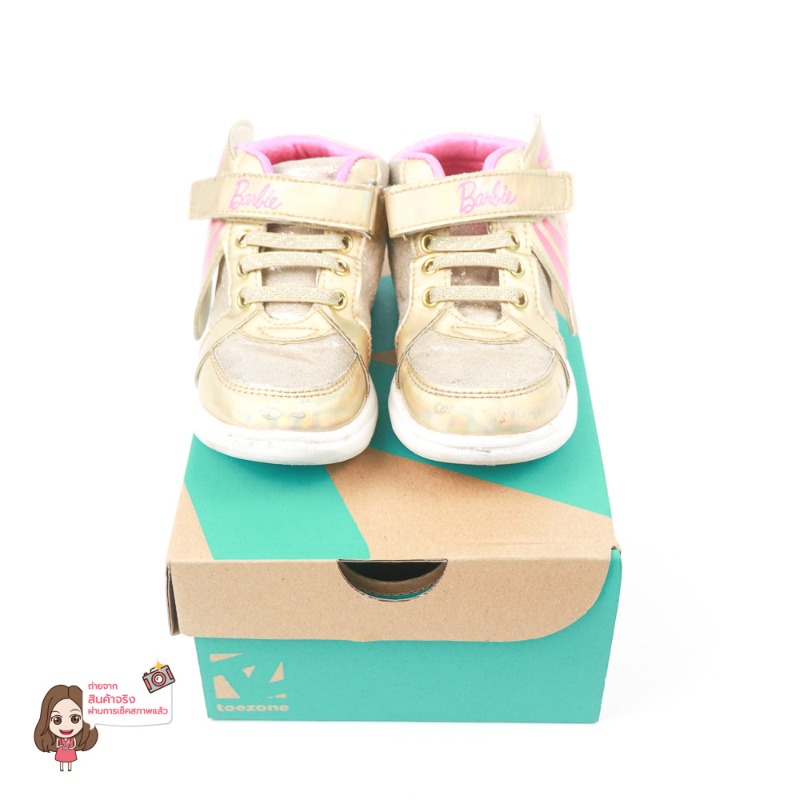 รองเท้าผ้าใบสีทอง Barbie 61-10-006