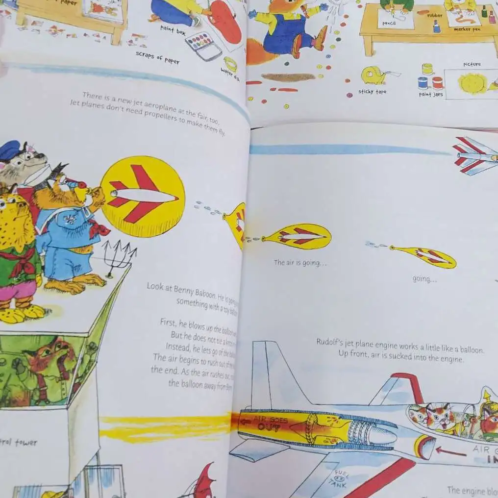 หนังสือปกอ่อนเล่มใหญ่ Richard Scarry 's Best Collection Ever! 10 เล่ม 