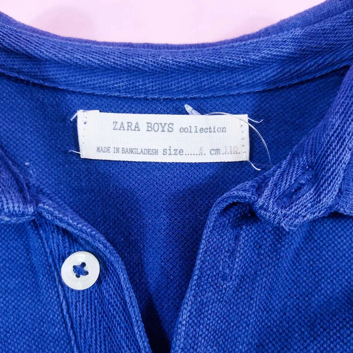 ZARA BOYS เสื้อโปโลแขนสั้นคอปกสีกรม 5 