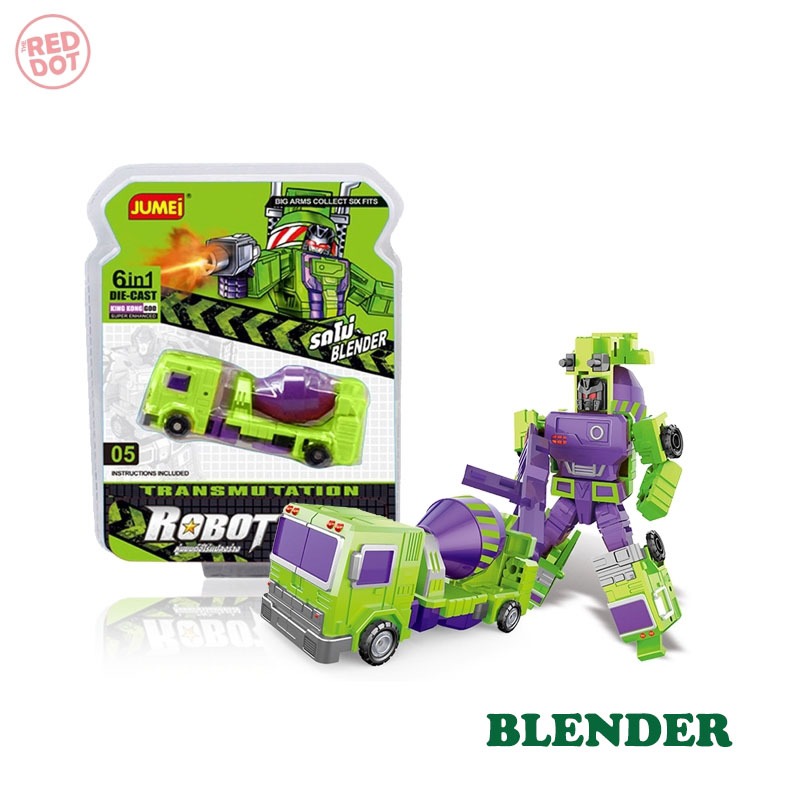 หุ่นยนต์แปลงร่าง รถตัก ( SHOVEL TRUCK ) 06 สีเขียว ทรานฟอร์เมอร์ Transformers Robot รถแปลงร่าง