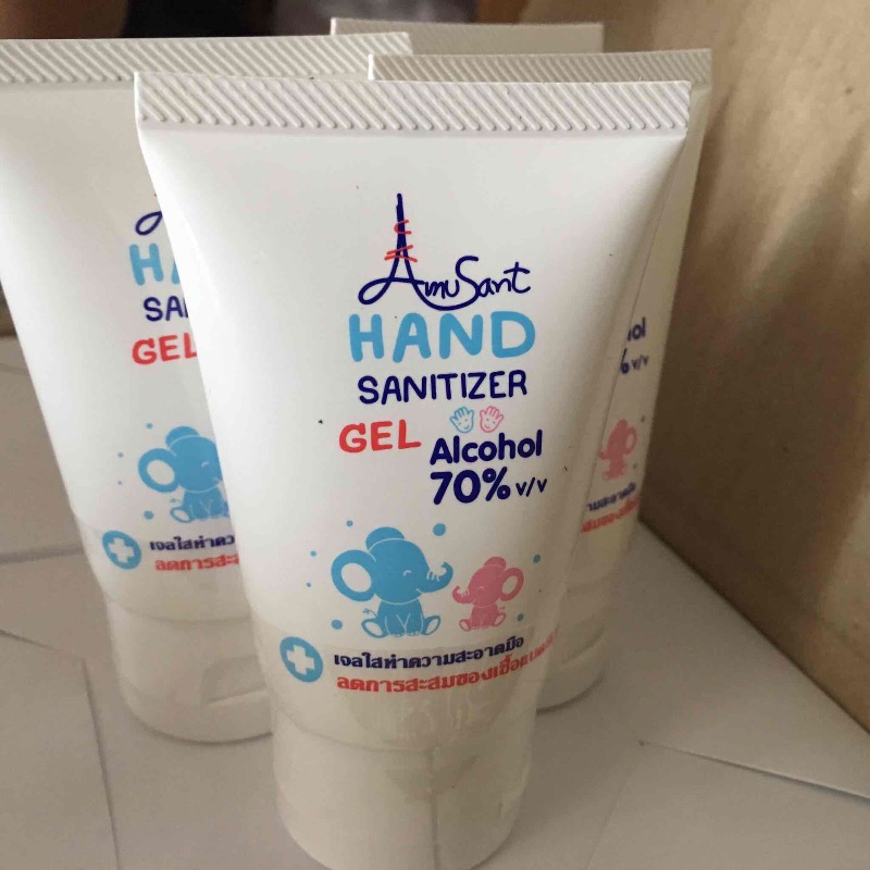 เจลล้างมือ Amusant hand gel alcohol 70%v/v