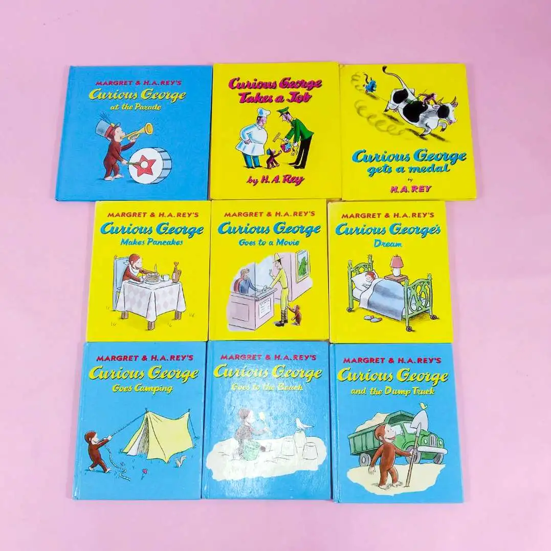 หนังสือเด็กภาษาอังกฤษ Curious George 9 เล่ม