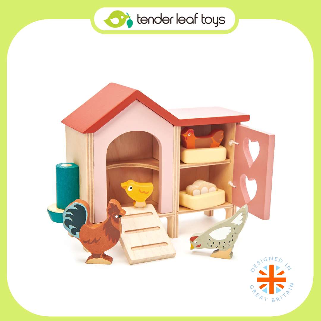 Tender Leaf Toys ของเล่นไม้ เล้าไก่เพื่อนรัก Chicken Coop