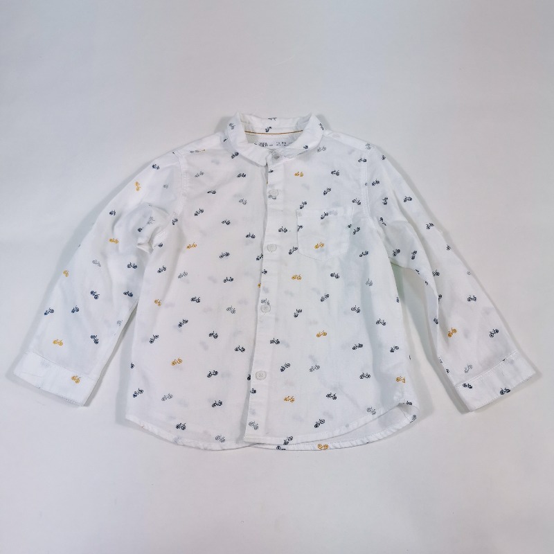 เสื้อเชิ้ดแขนยาวเด็ก ZABA  BABY  SIZE 3-4 CM 104