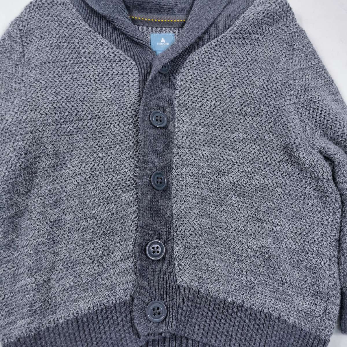 เสื้อกันหนาวไหมพรม baby GAP size 12 -18 months 90/48 สีเทา