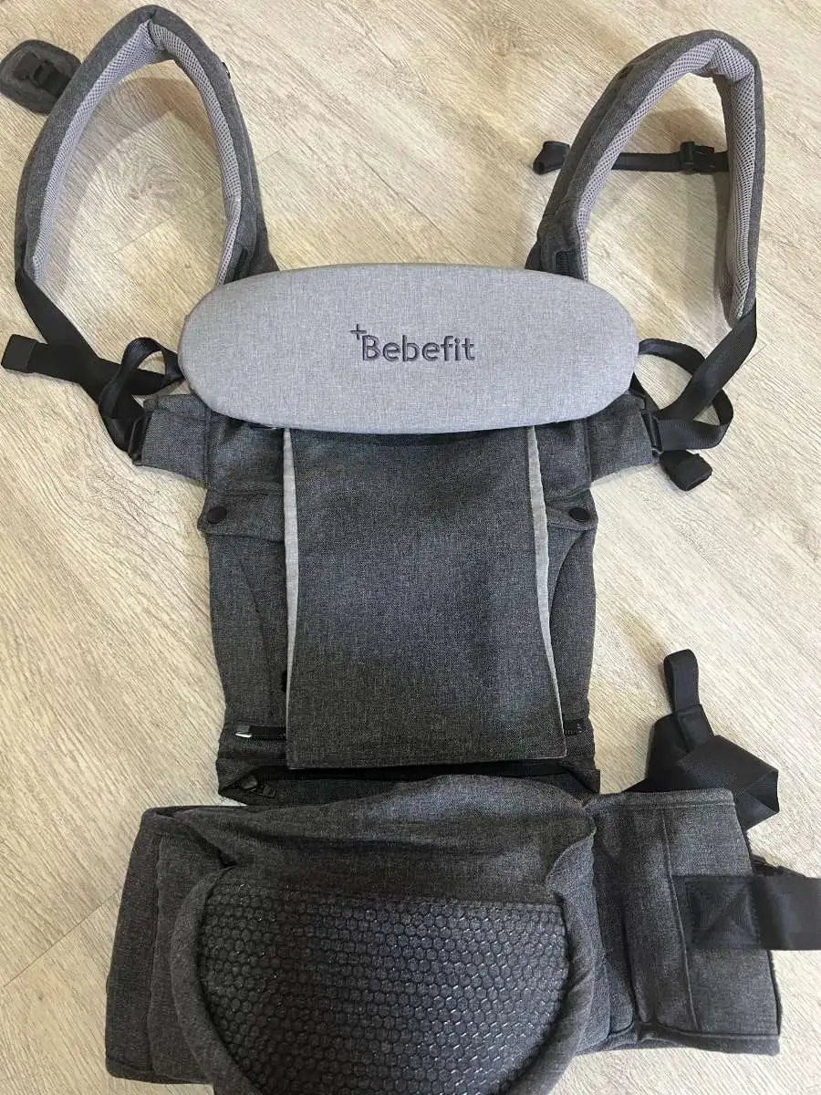 Bebefit Signature7 เป้อุ้มเด็ก ฮิปซีทพับได้ สี Dark Grey นวัตกรรมใหม่ จาก Samsung