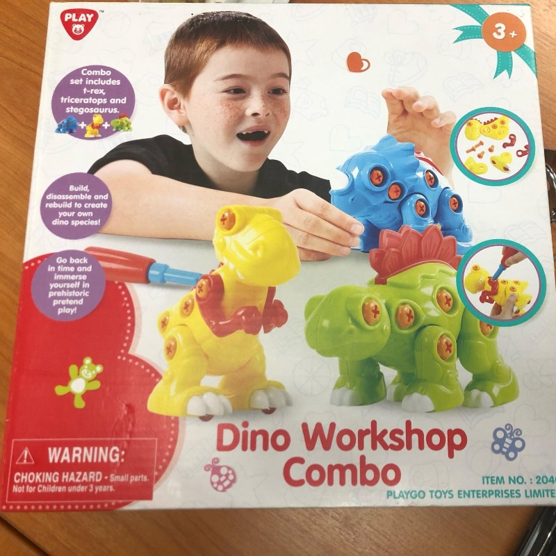 PLAYGO Dino Workshop Combo รุ่น 2040 ของใหม่ในกล่อง แต่กล่องไม่สวยนะคะ