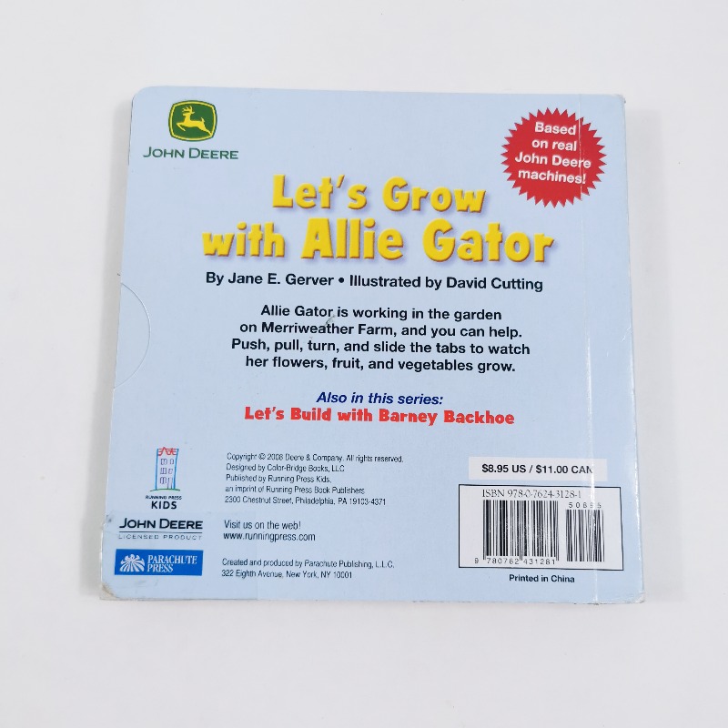 หนังสือ John Deere (Running Press Kids) Let's Grow with Allie Gator (Board book)