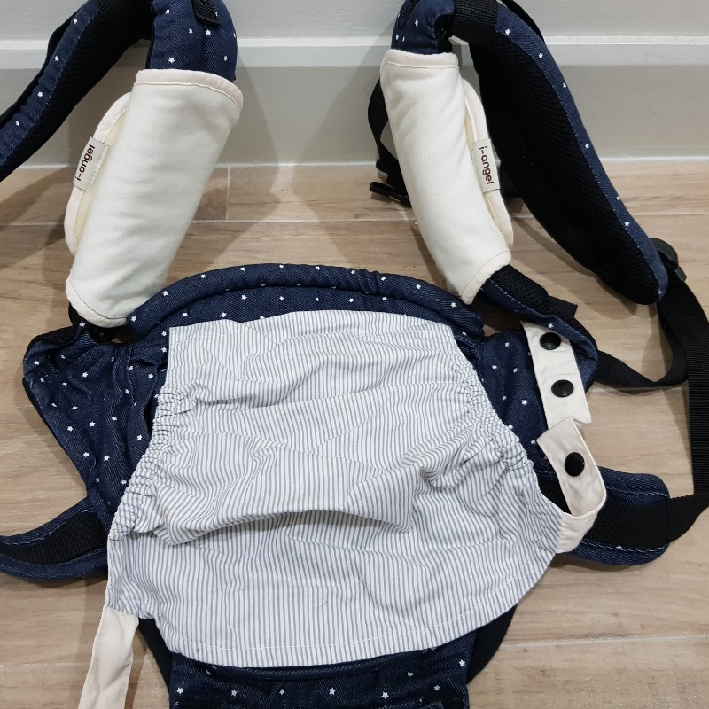 เป้อุ้มเด็ก i-angel รุ่น hip-seat collection Denim Starlit