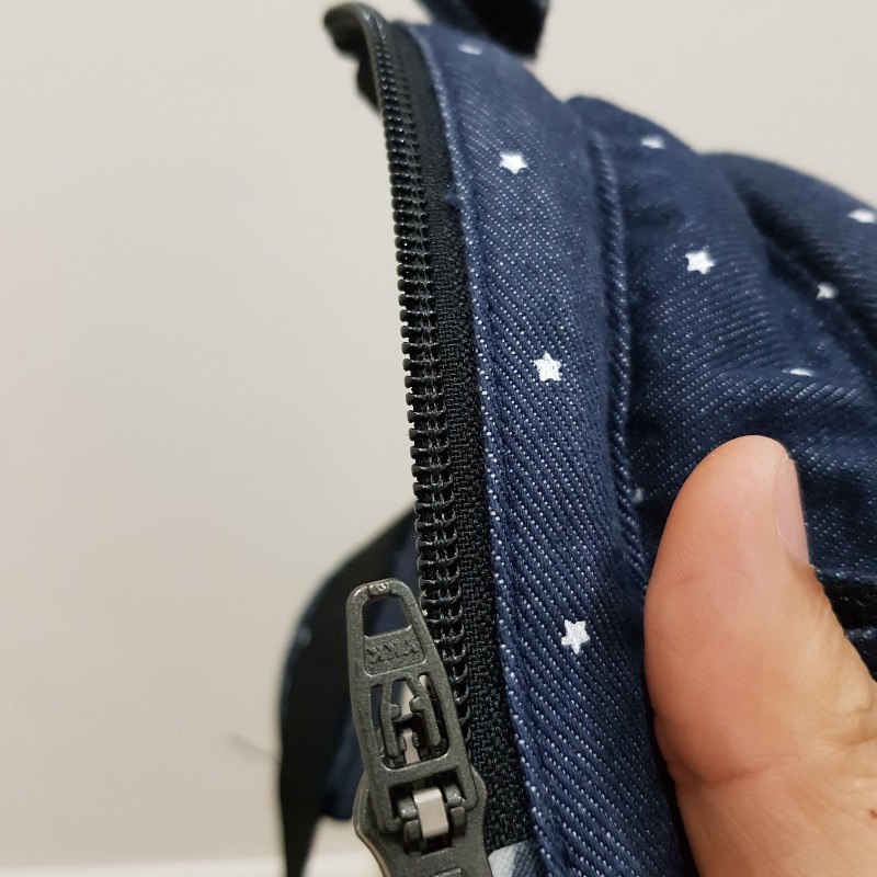 เป้อุ้มเด็ก i-angel รุ่น hip-seat collection Denim Starlit