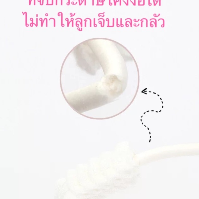 Dora Dobu baby oral cleaner แปรงสีฟันผ้ากอซลิ้นเด็ก  1 กล่อง มี 30 ชิ้น