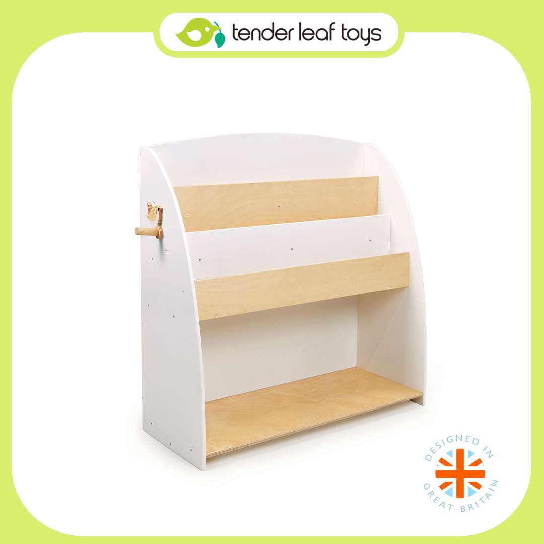 Tender Leaf Toys เฟอร์นิเจอร์เด็ก เฟอร์นิเจอร์ไม้ ชั้นวางหนังสือ Forest Book Case