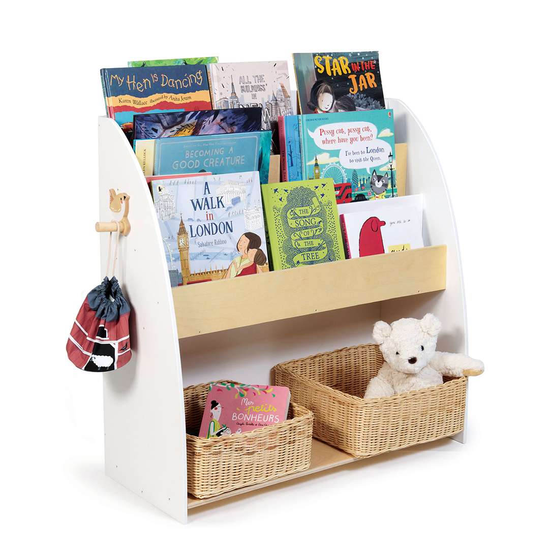 Tender Leaf Toys เฟอร์นิเจอร์เด็ก เฟอร์นิเจอร์ไม้ ชั้นวางหนังสือ Forest Book Case