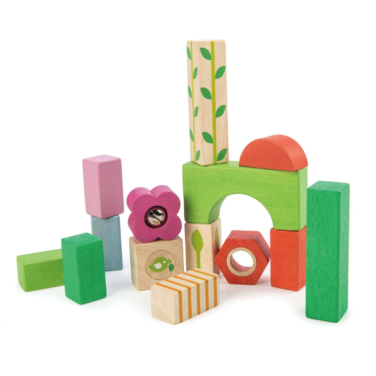 Tender Leaf Toys ของเล่นไม้ ของเล่นเด็ก ชุดบล็อกเนอร์สเซอรี่ Nursery Blocks