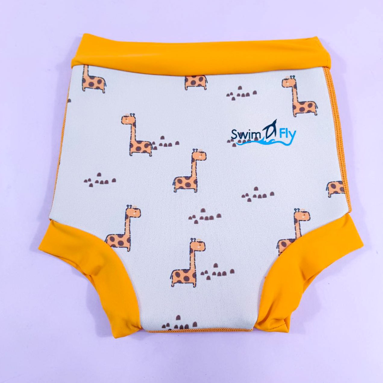 ชุดว่ายน้ำรักษาอุณหภูมิ Exploring, Cute Giraffes (เสื้อแบบไม่มีแขน) XS 1-2 y