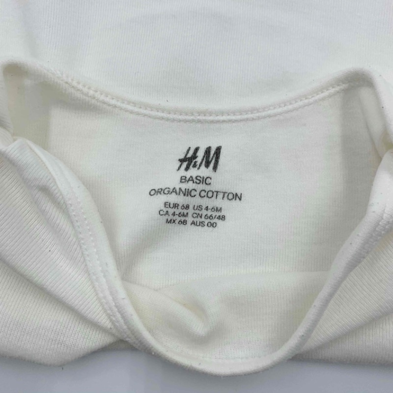 H&M 5-pack bodysuits - บอดี้สูท H&M สีขาวล้วน 5ตัว