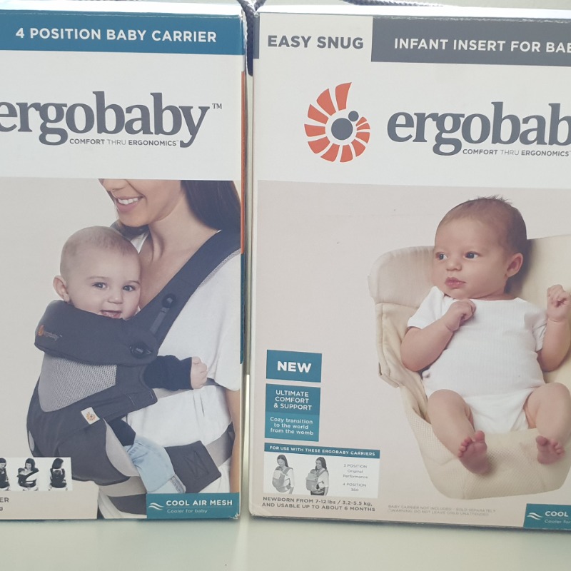 เป้อุ้ม ergobaby 360 พร้อม infant insert