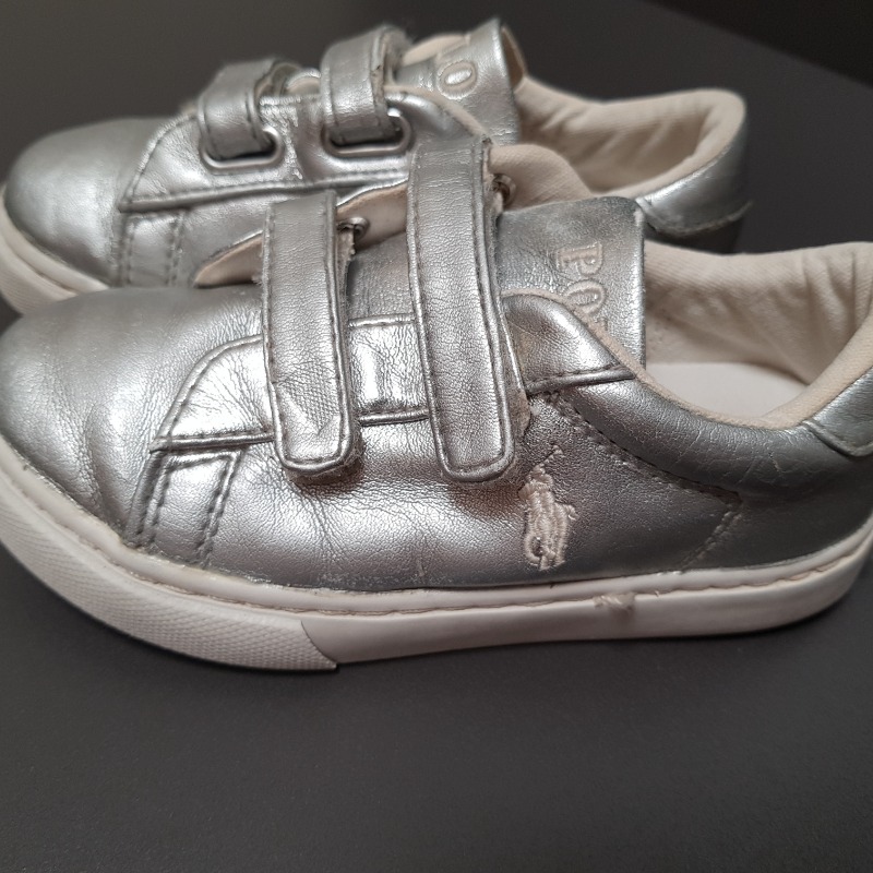 Polo Ralph Lauren ไซส์ 16-17 cm. สีเงิน *ส่งฟรี