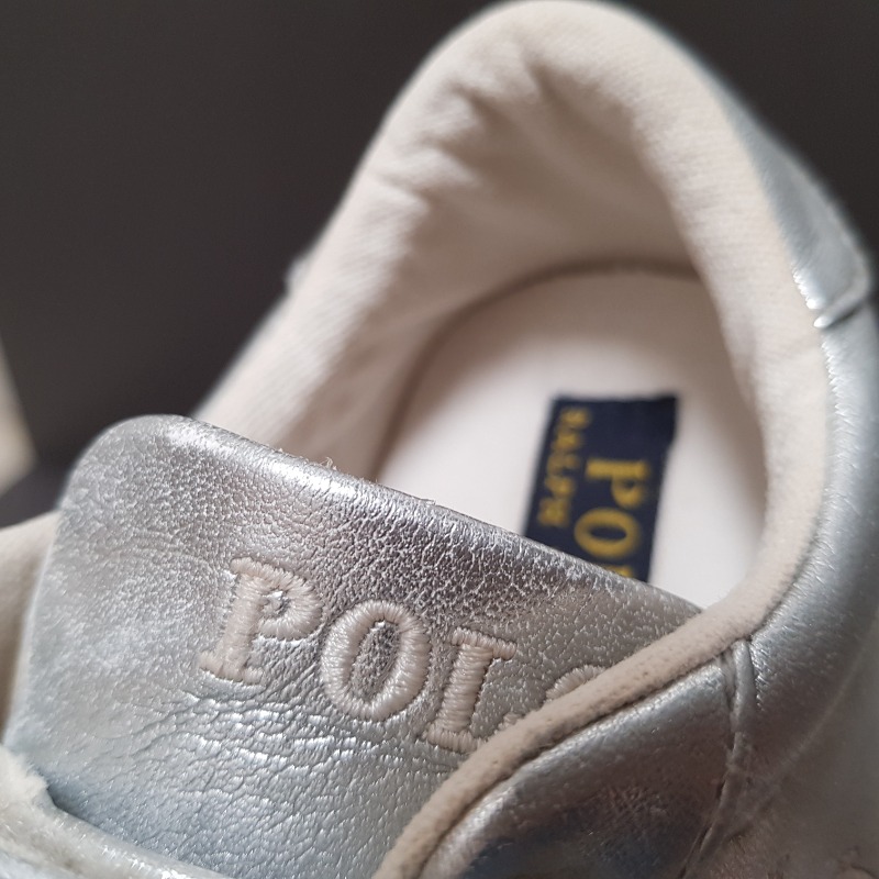 Polo Ralph Lauren ไซส์ 16-17 cm. สีเงิน *ส่งฟรี