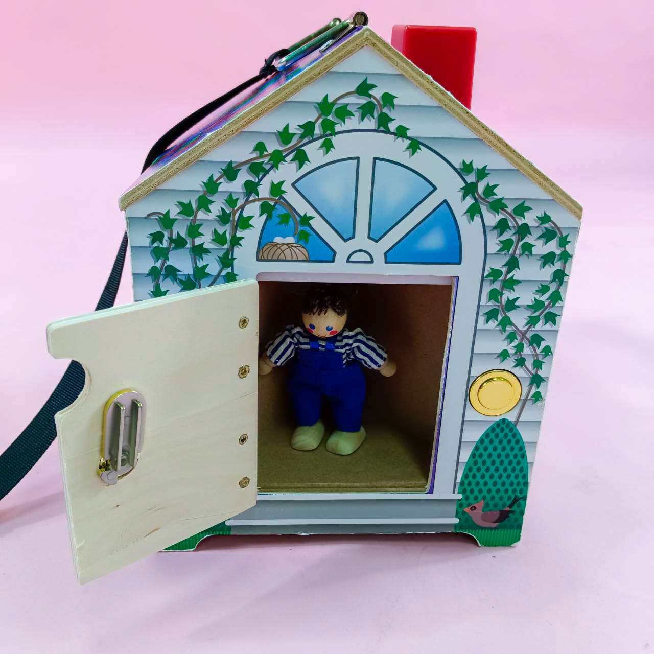 ตุ๊กตา4ตัว+กริ่ง4เสียง รุ่น บ้านตุ๊กตามีกริ่ง 2505 Melissa & Doug Doorbell House