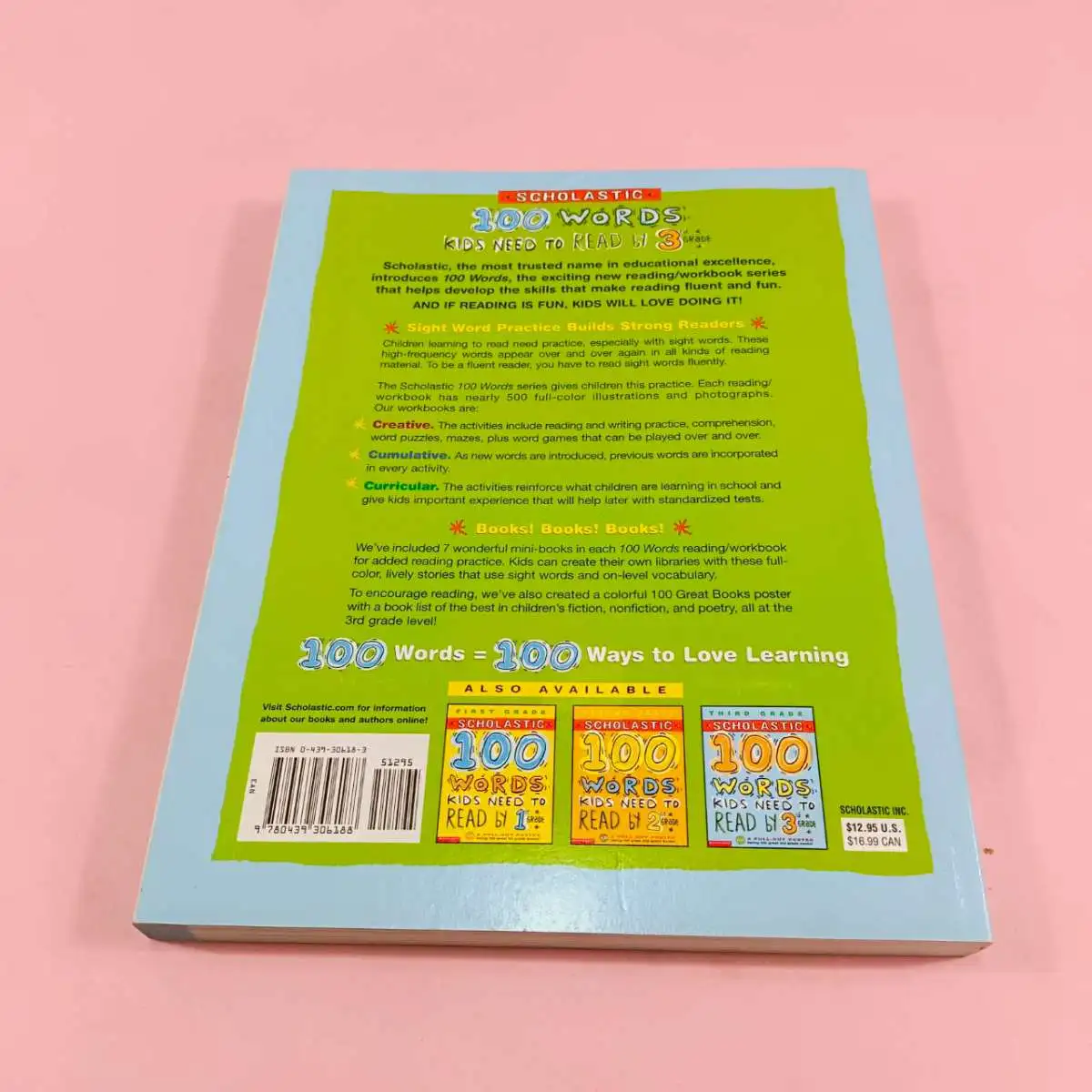 หนังสือ 100 words kids need to read by 3rd grade ฟ้า 