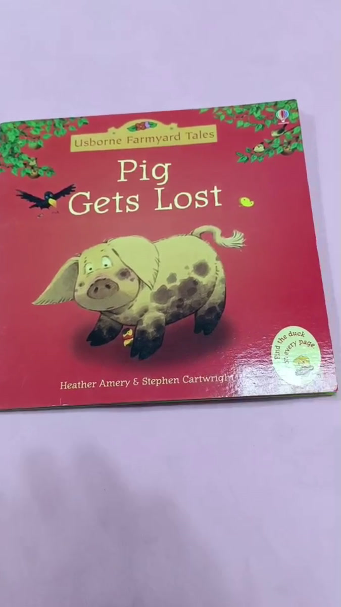 หนังสือเด็ก Pig Gets Lost: Usborne Farmyard Tales