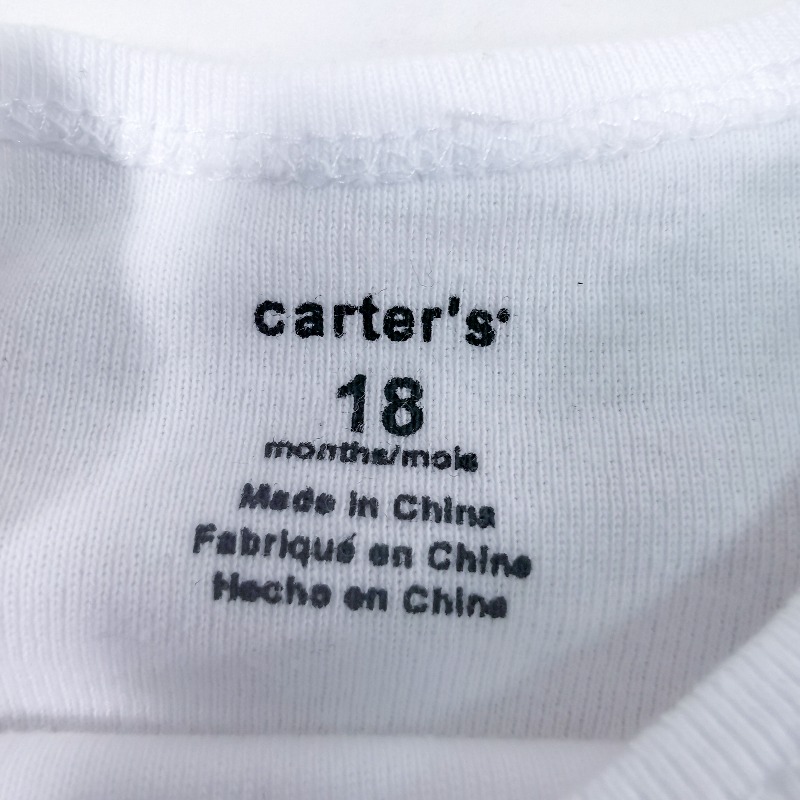 ชุดบอดี้สูทเด็กชายแขนยาว carter's 18 month