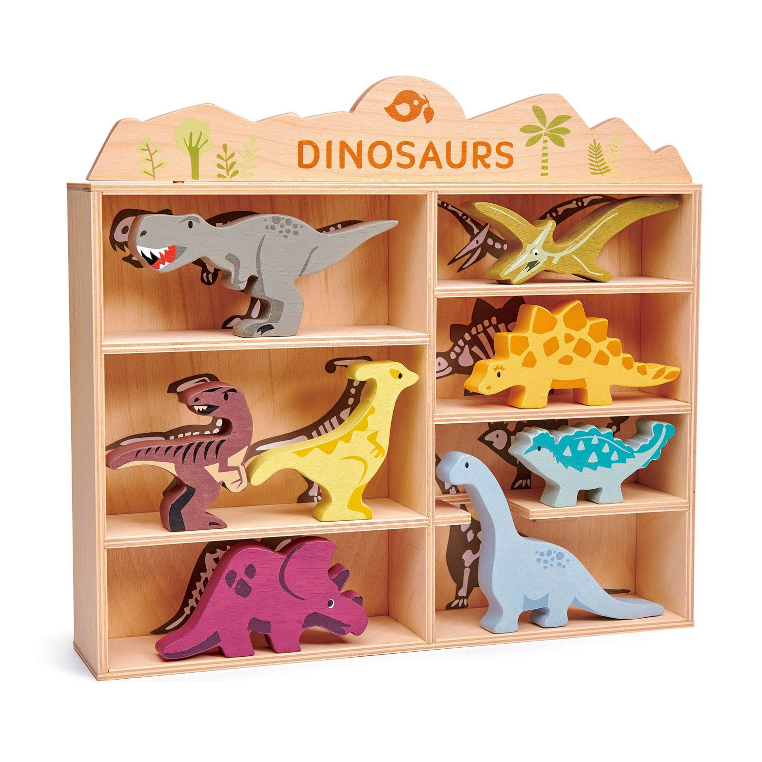 Tender Leaf Toys ของเล่นไม้ ของเล่นเสริมพัฒนาการ ชุดไดโนเสาร์เพื่อนรัก Dinosaurs