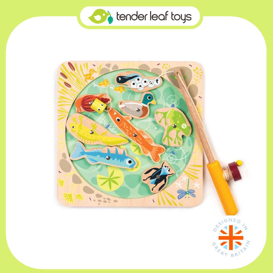 Tender Leaf Toys ของเล่นไม้ ของเล่นเสริมพัฒนาการ ชุดตกปลา Pond Dipping