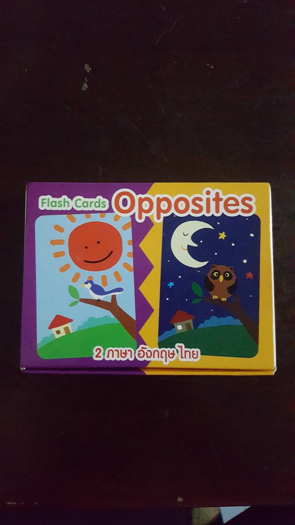 Flash cards opposites