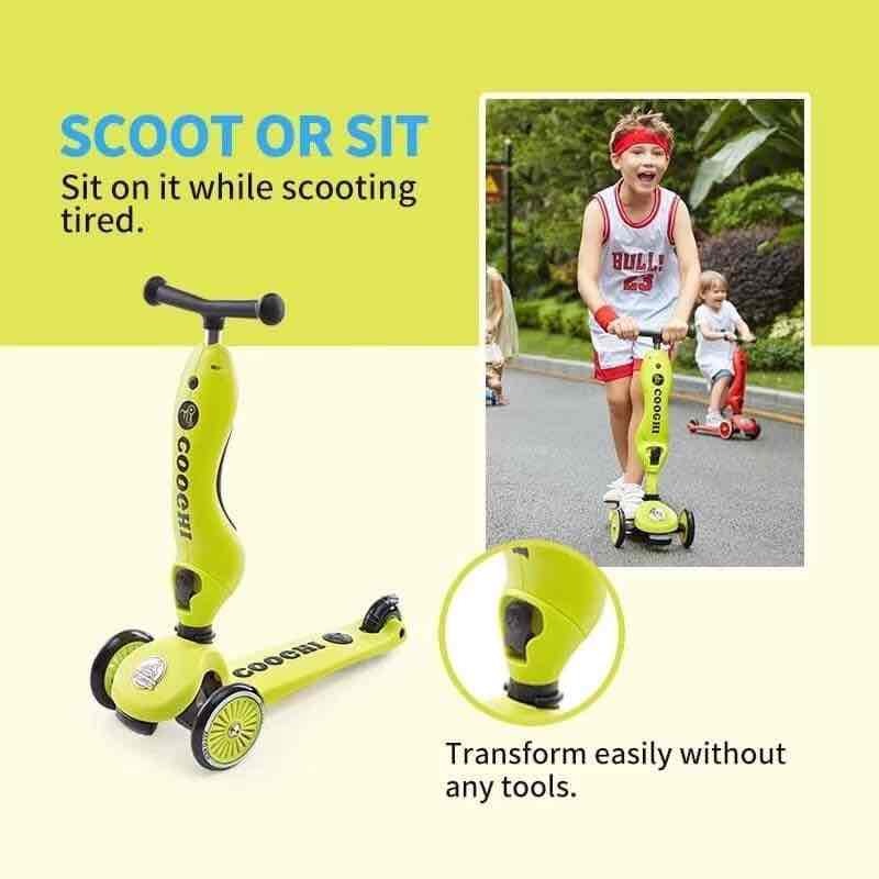 Cooghi 2 in 1 scooter