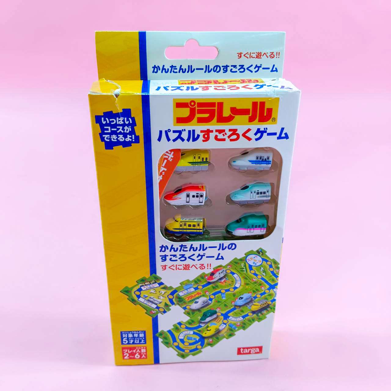 Targa ของเล่นรถไฟพร้อมราง plarail puzzle game